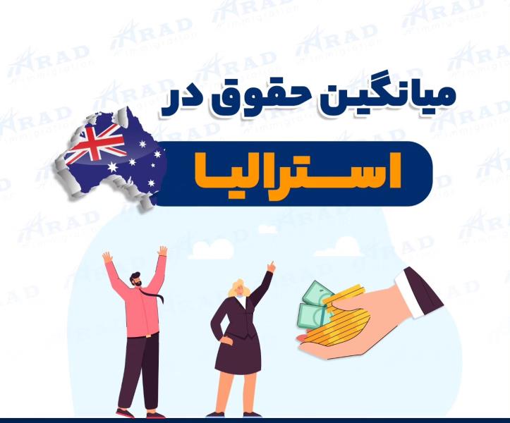 میانگین حقوق در استرالیا