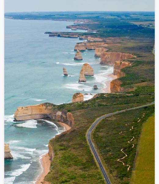 جاده اقیانوسیه  یکی از میراث های ملی استرالیا